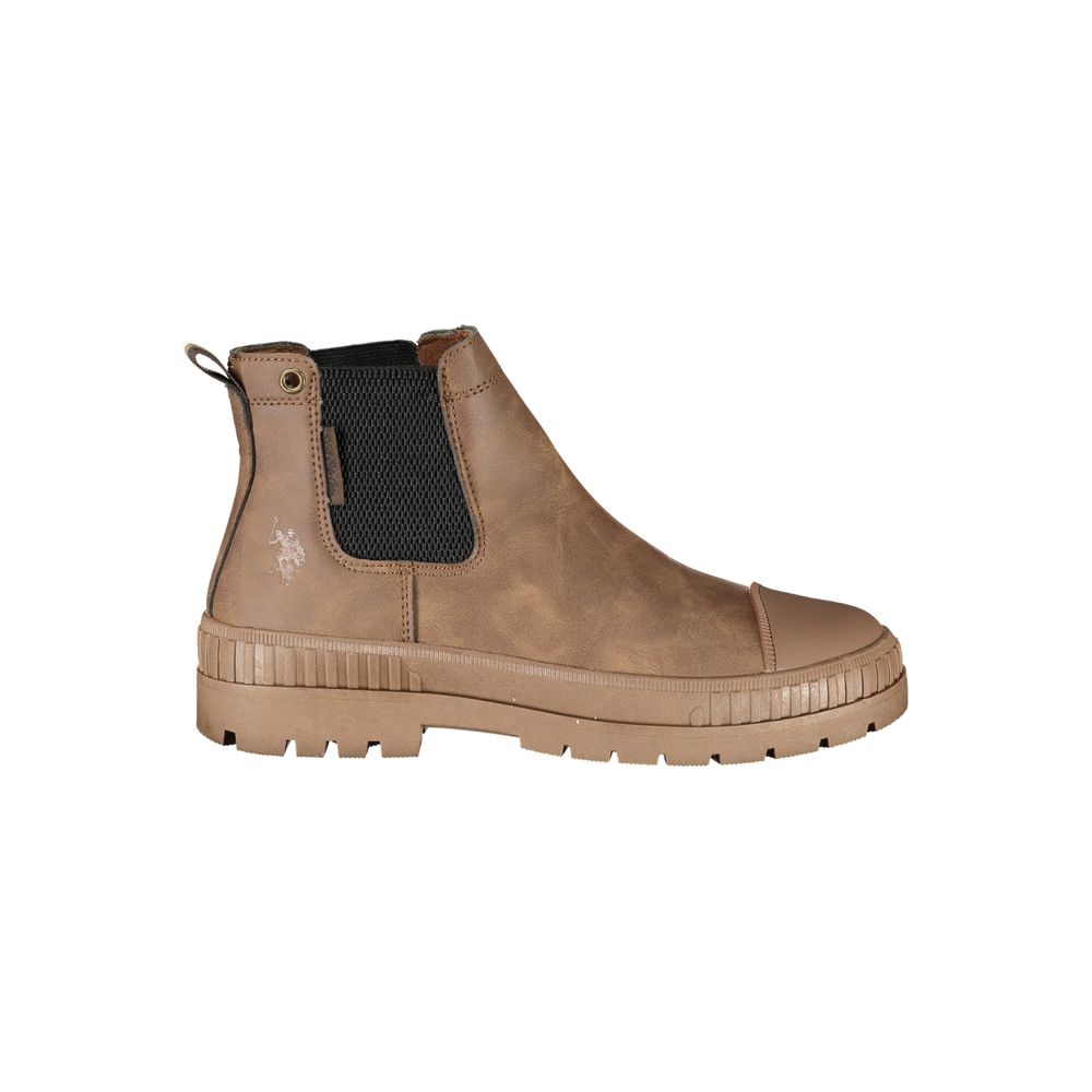 U.S. POLO ASSN. Brown Polyurethane Women's Boot - EU40/US10