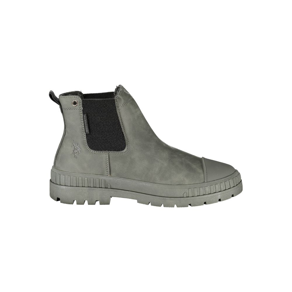 U.S. POLO ASSN. Grey Polyurethane Men's Boot - EU46