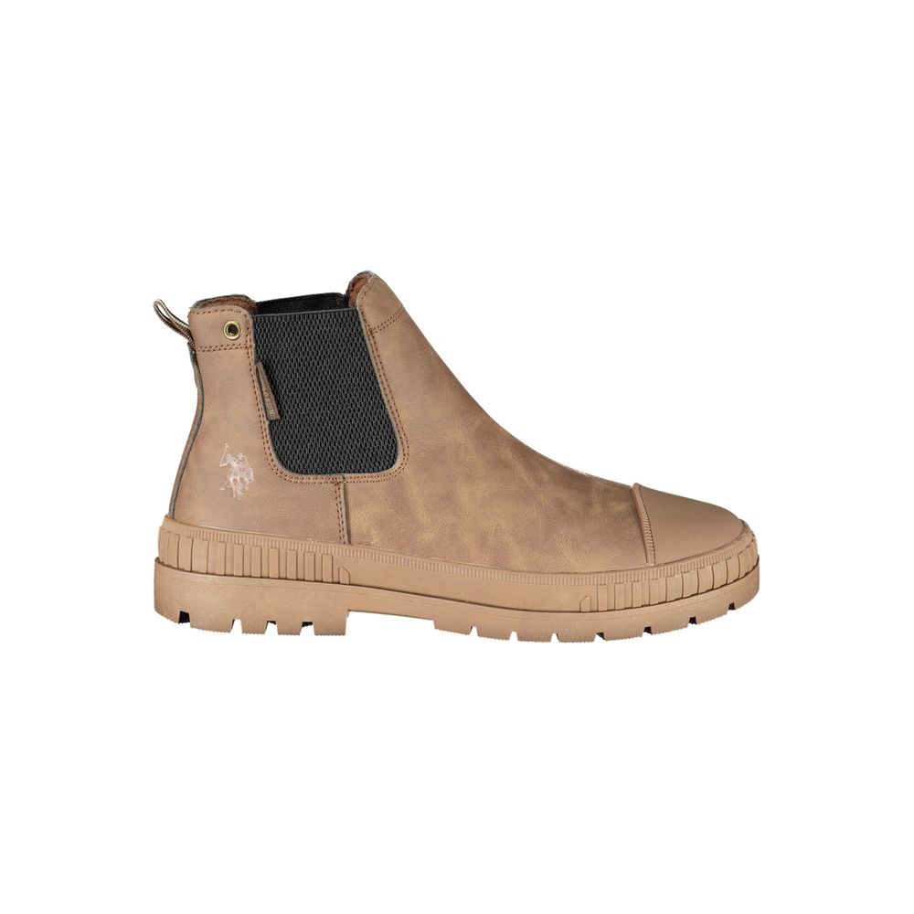 U.S. POLO ASSN. Brown Polyurethane Men's Boot - EU41/US8