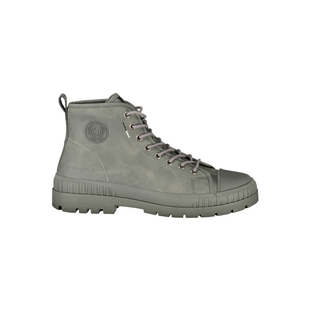 U.S. POLO ASSN. Gray Polyurethane Men Boot - EU46