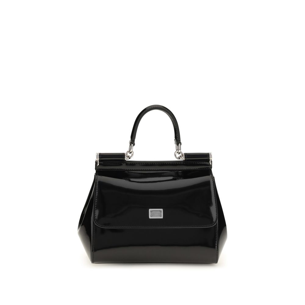 Black Calf Leather Bos Taurus Handbag