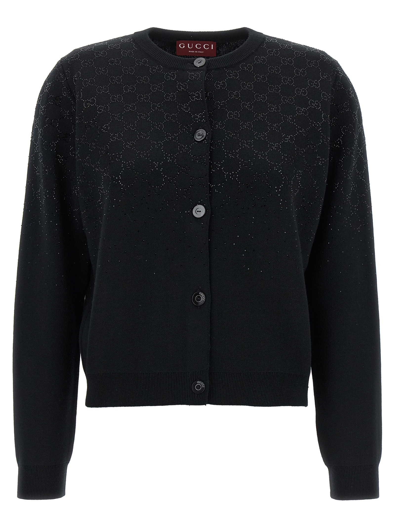 Black Wool Cardigan
