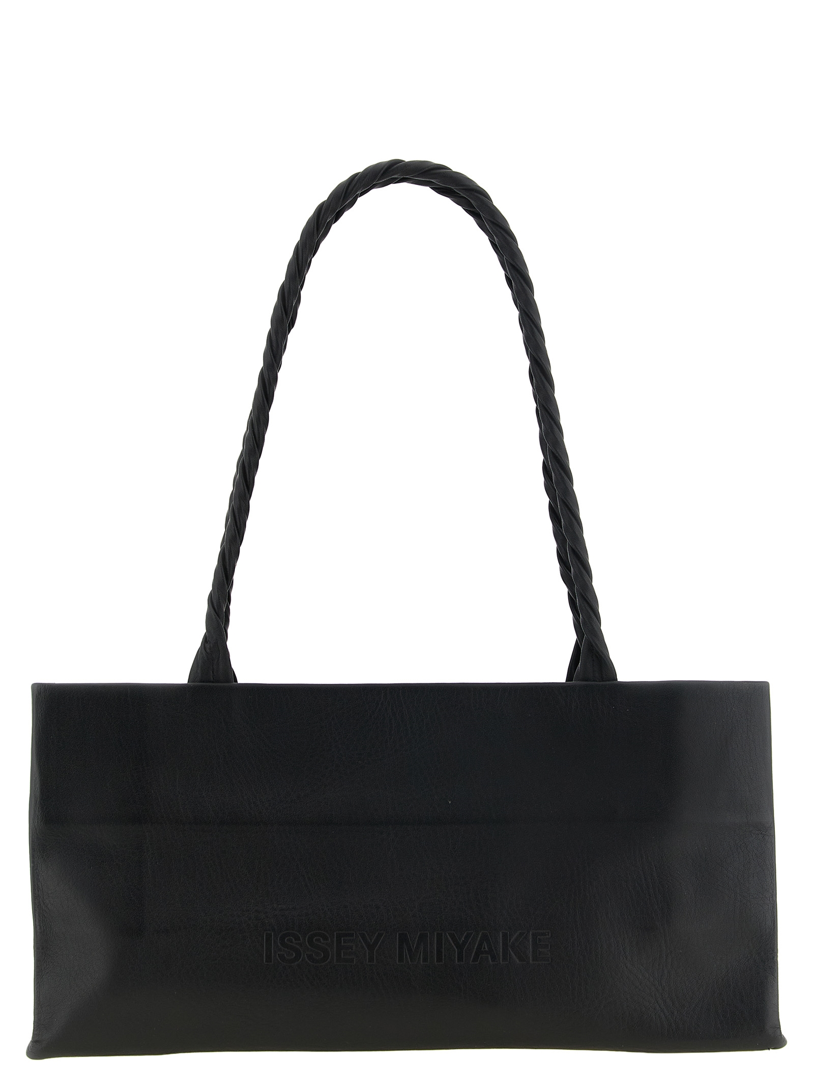 Black Polyester Shoulder Bag