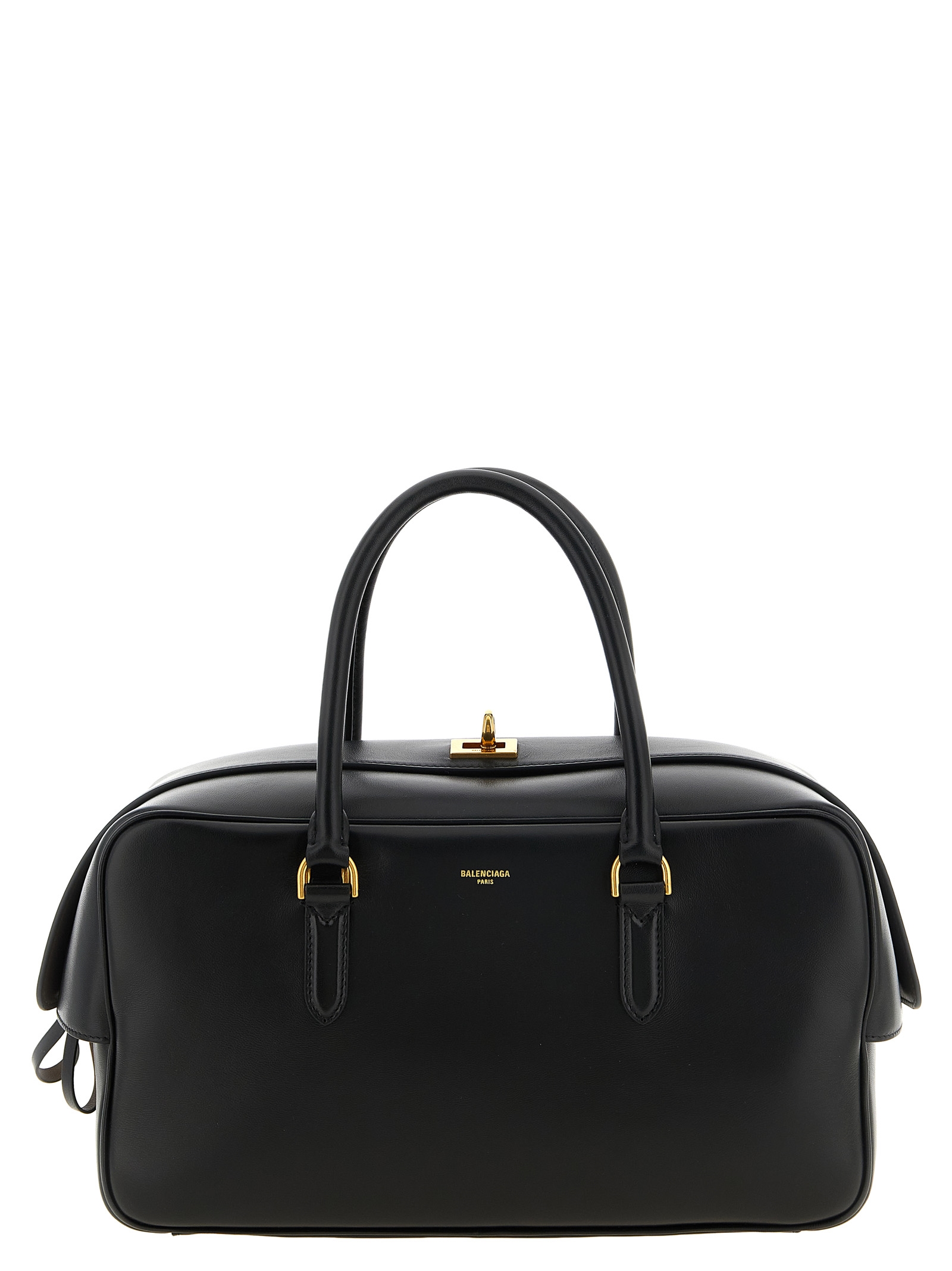 Black Lamb Leather Handbag
