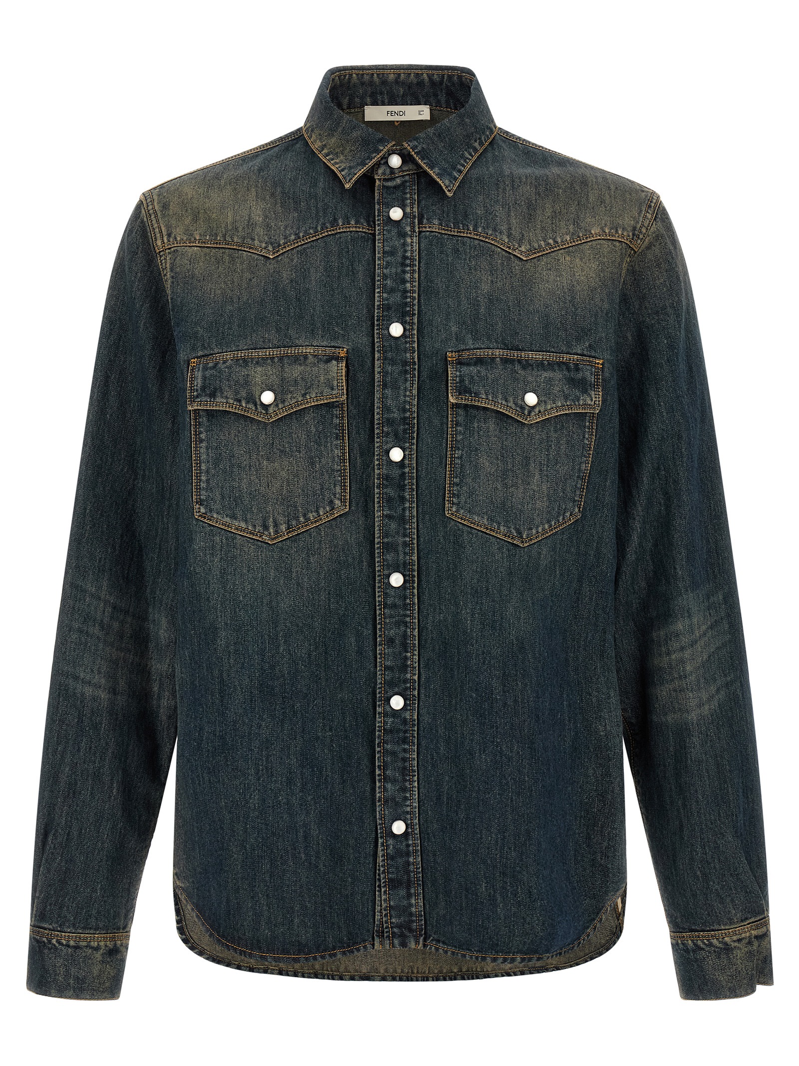 Blue Cotton Blouse
