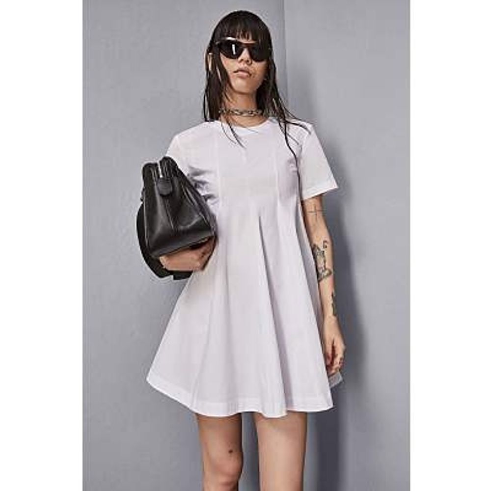 Patrizia Pepe White Cotton Casual Women's Dress