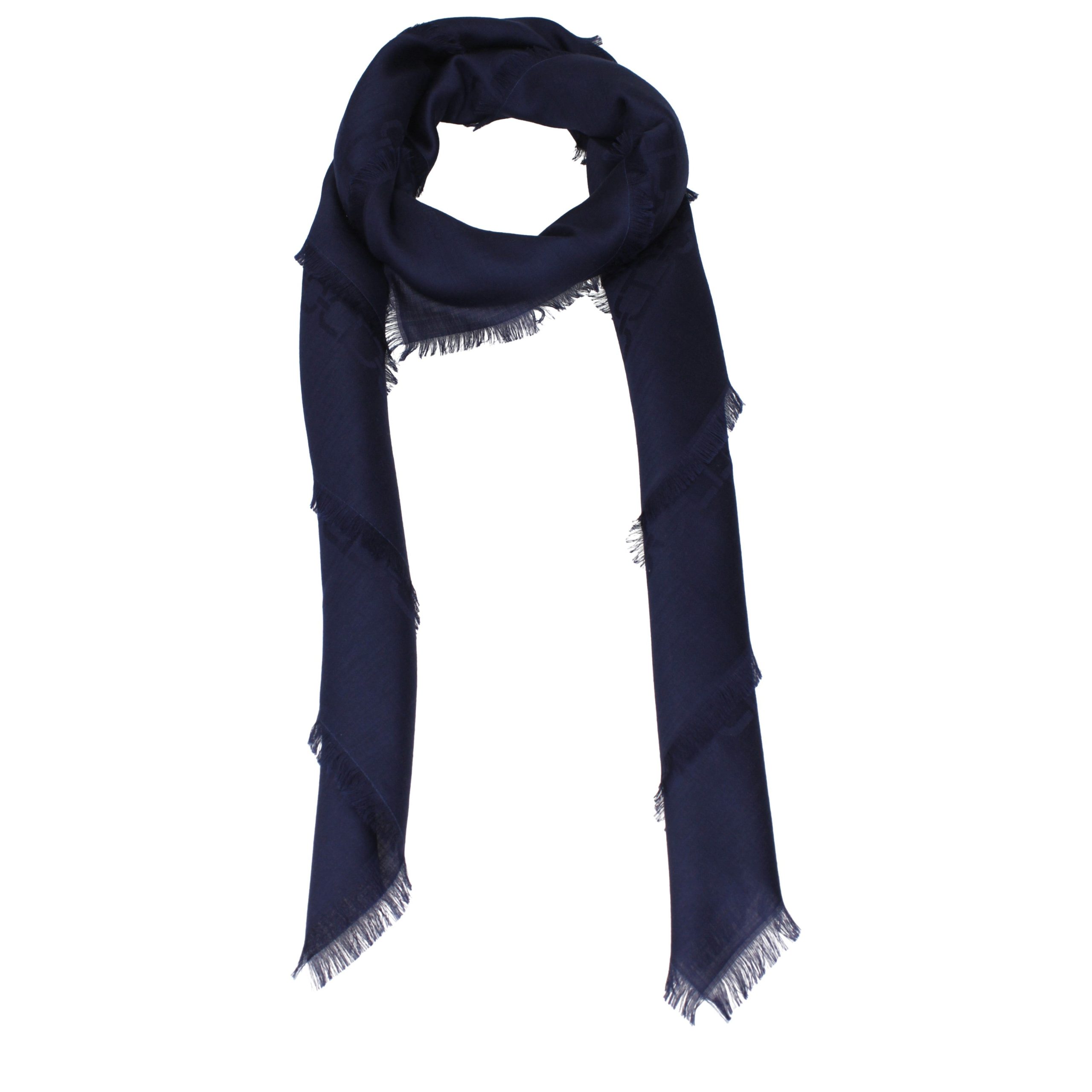 Blue Cashmere Foulard