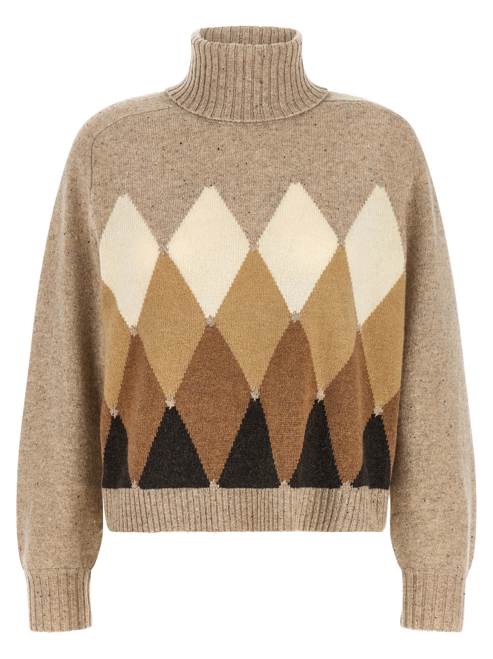 Beige Wool Cardigan