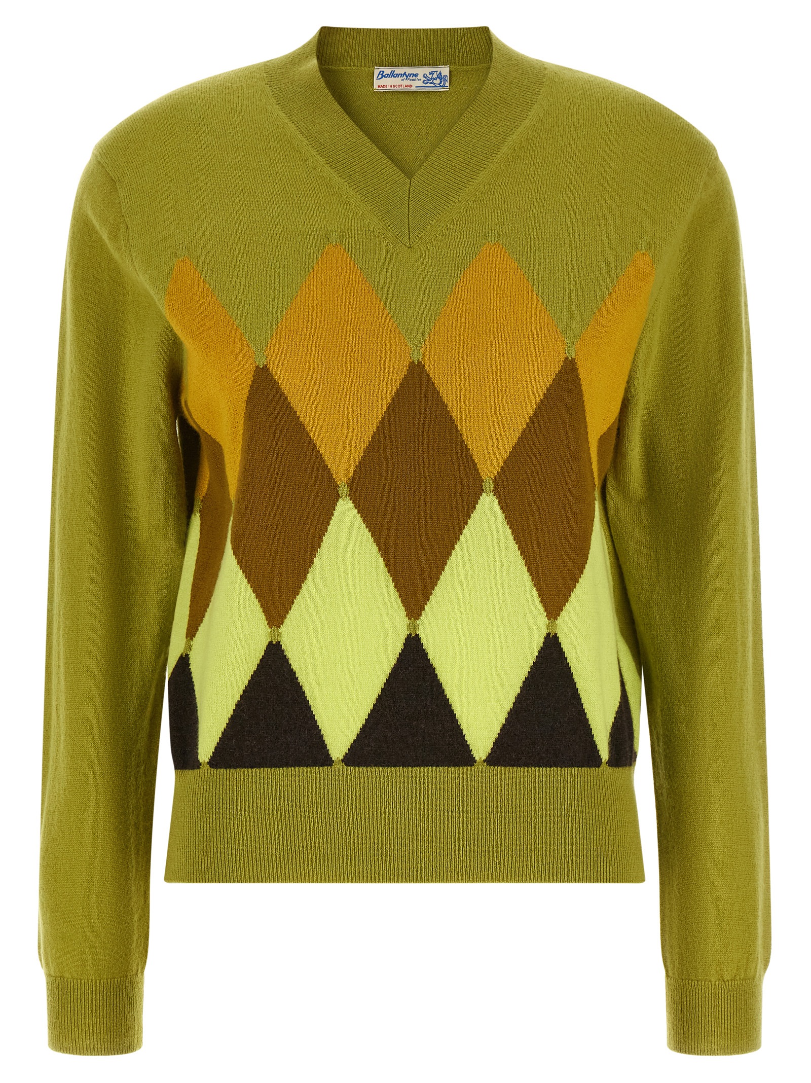 Bicolor Cashmere Cardigan