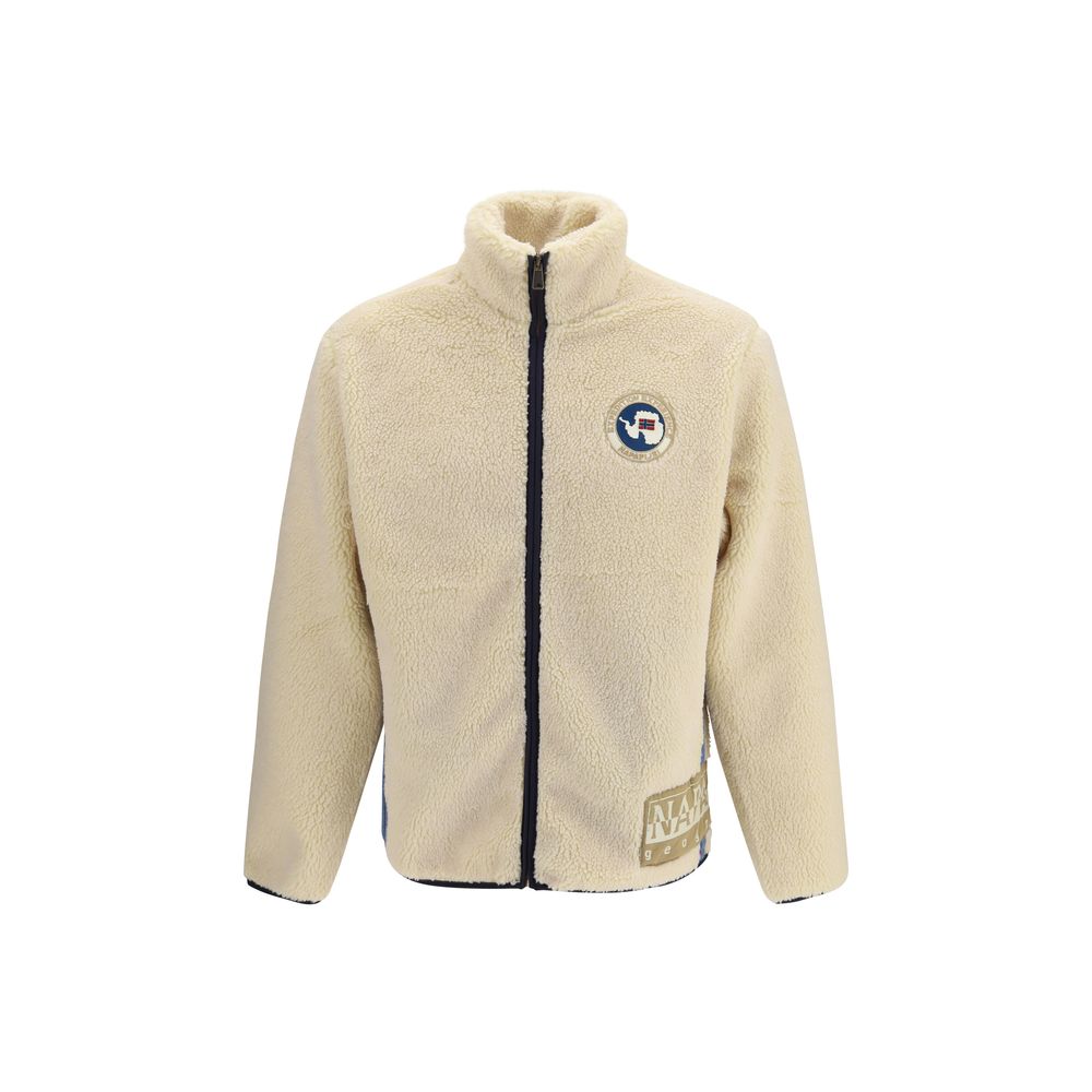 White Polyester Sweatshirt
