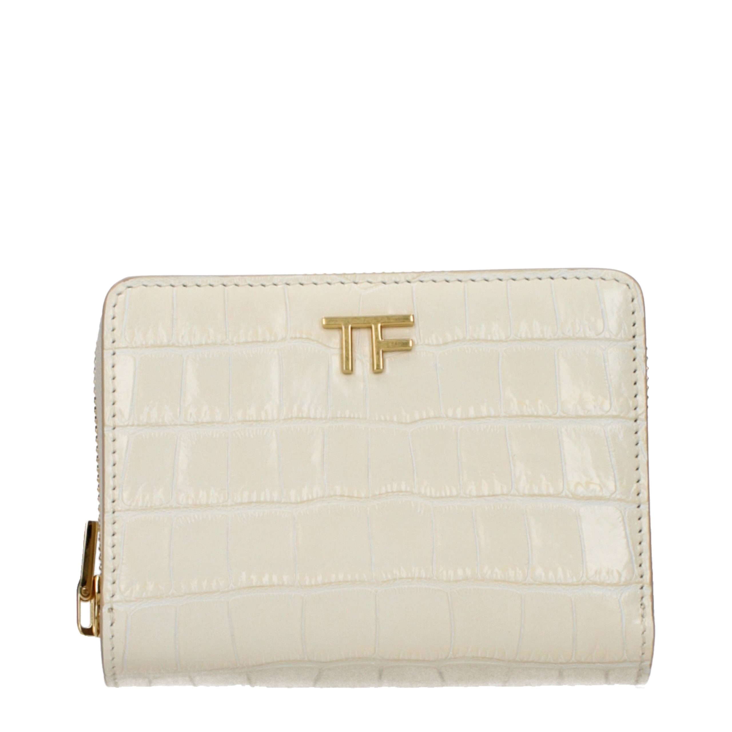 Beige Leather Wallet