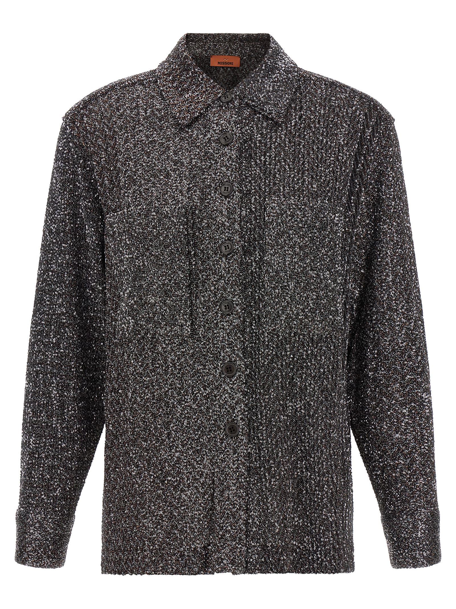 Gray Polyamide Blouse