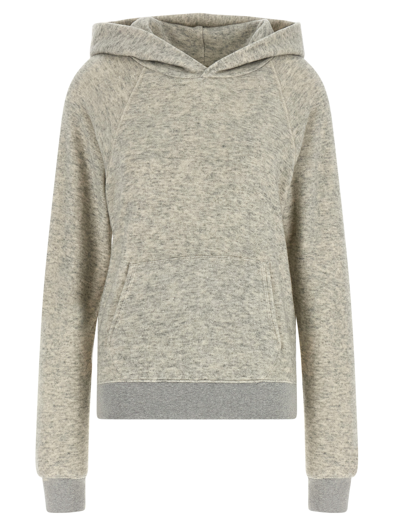 Gray Cotton Hoodie