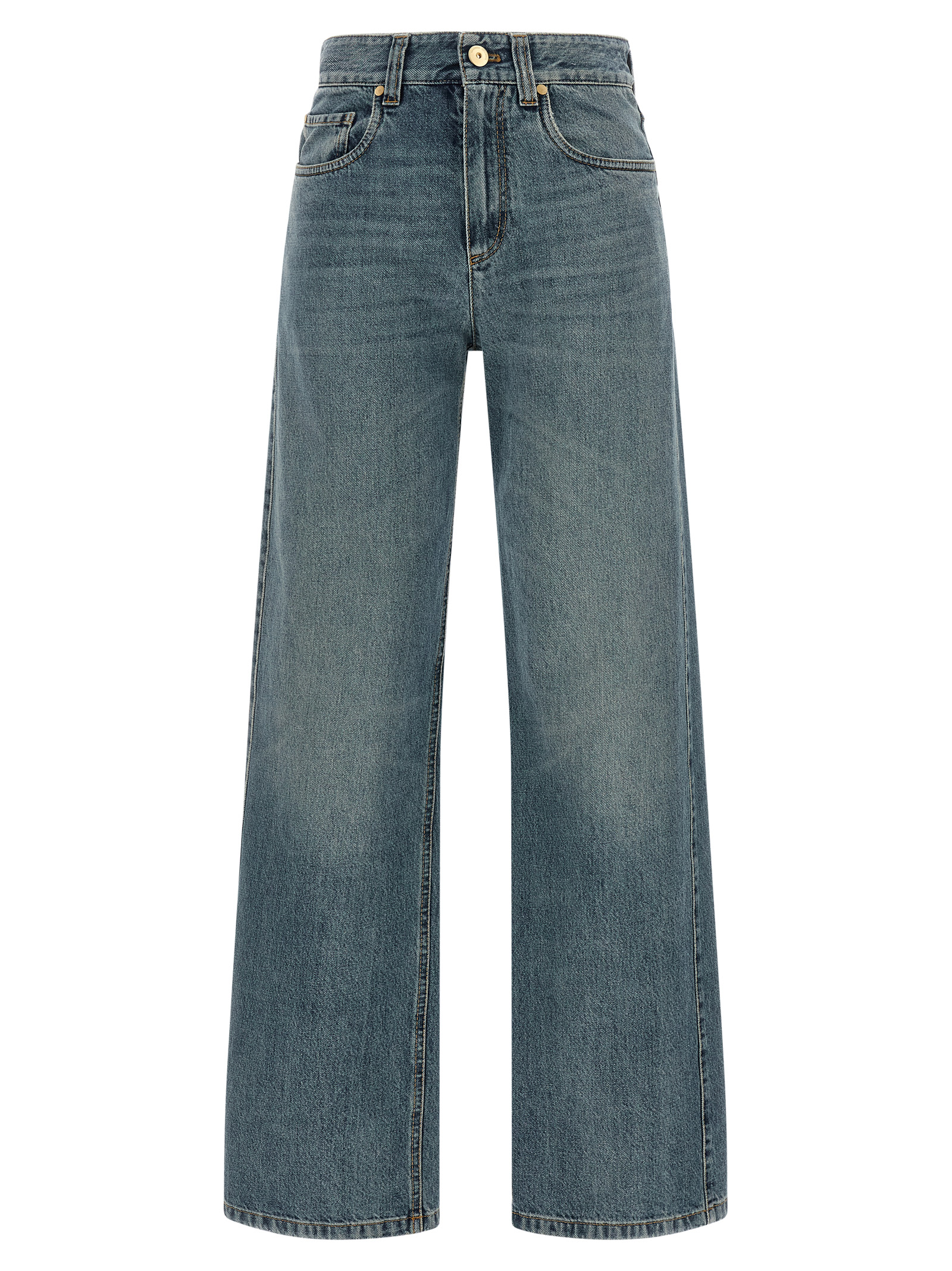 Blue Cotton Jeans Denim