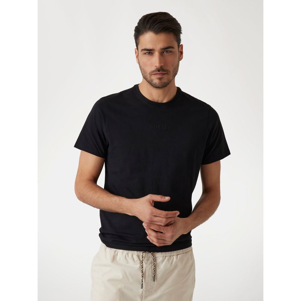 Black Cotton T-Shirt