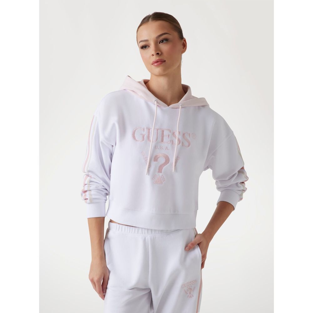 White Cotton Sweatshirt