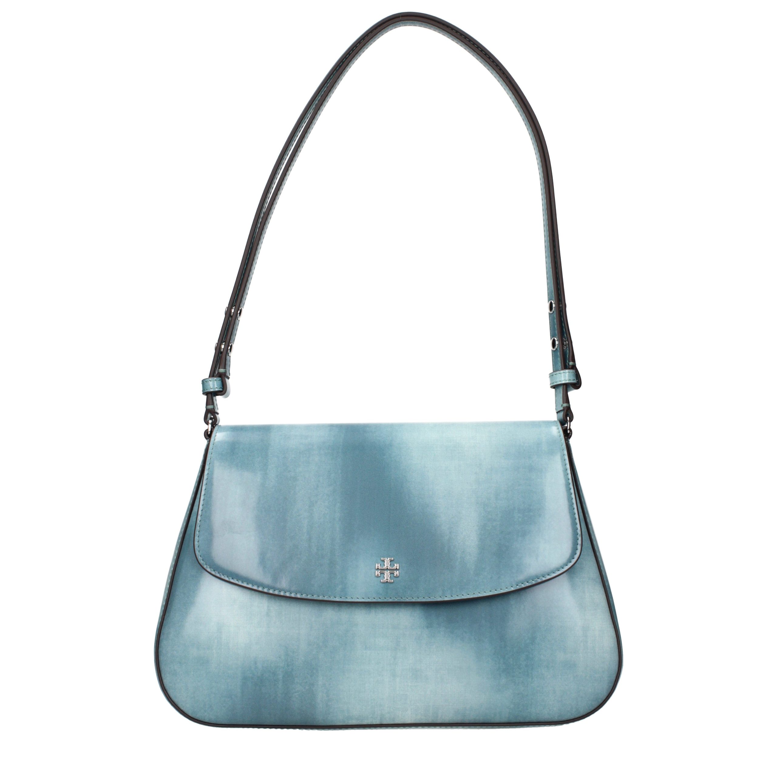 Tory Burch Blue Leather Shoulder Women's Bag