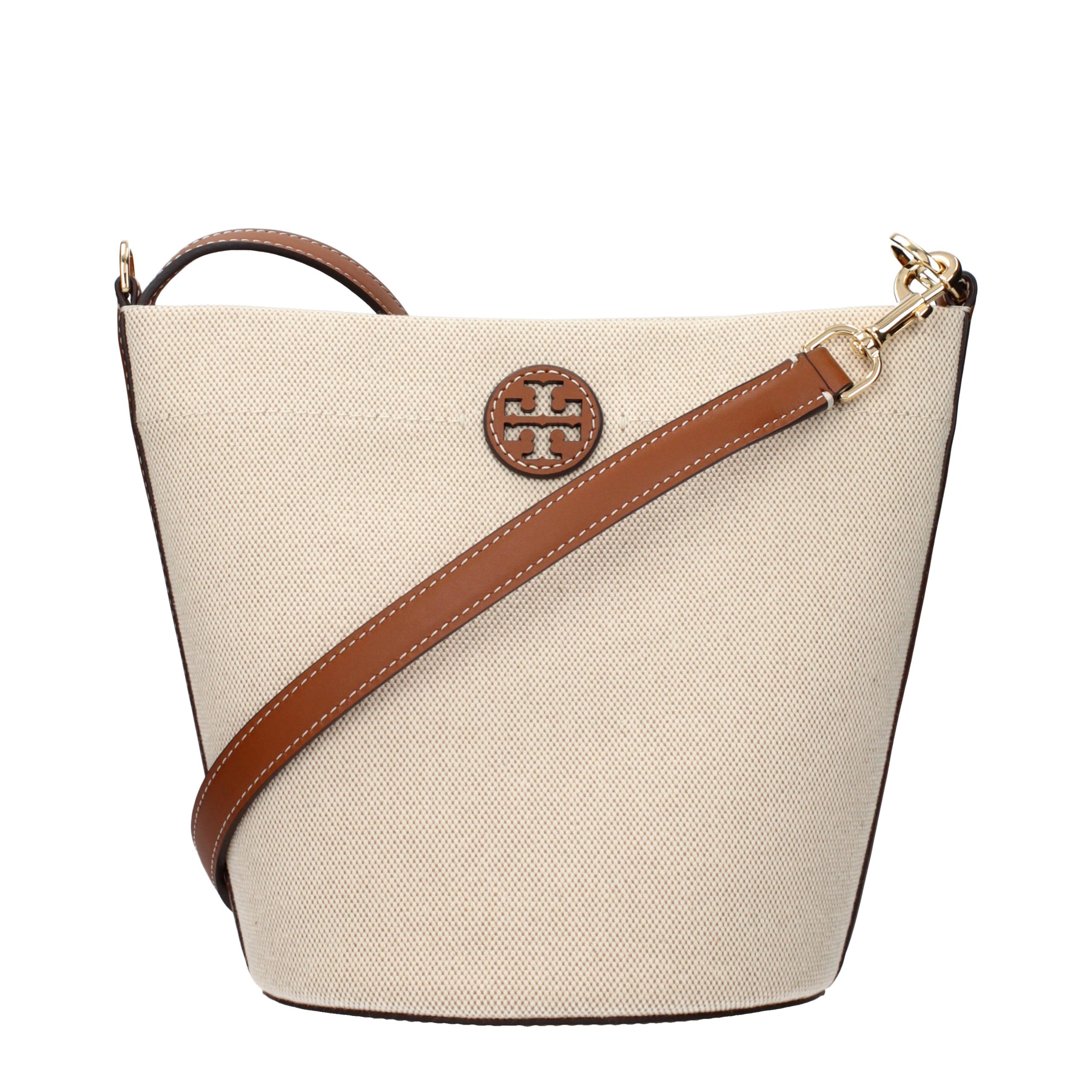 Tory Burch Beige Fabric Crossbody Women's Bag