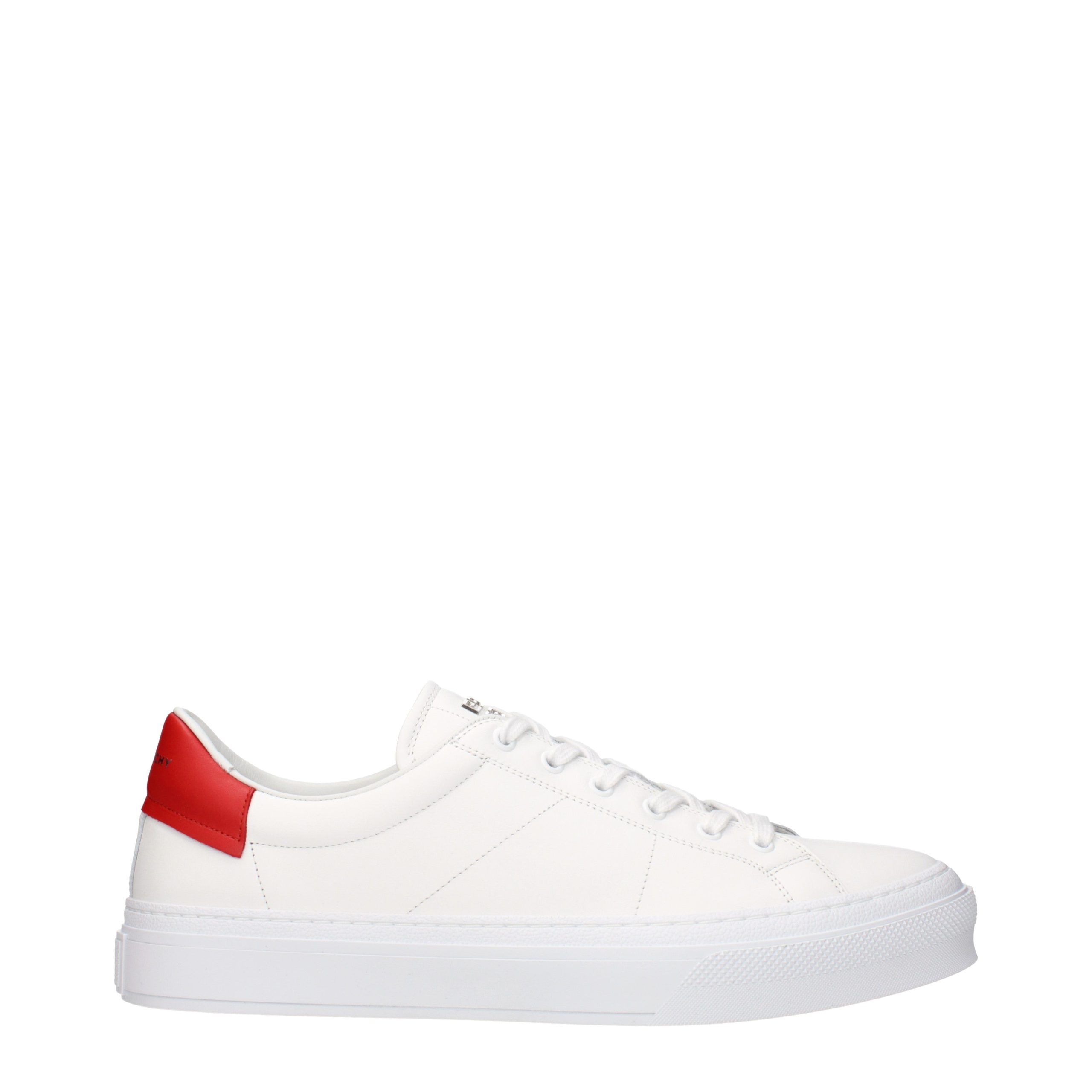 Givenchy White Leather Low Top Sneakers - EU45/US12