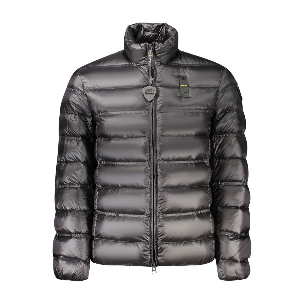 Blauer Black Polyamide Men's Men's Jacket