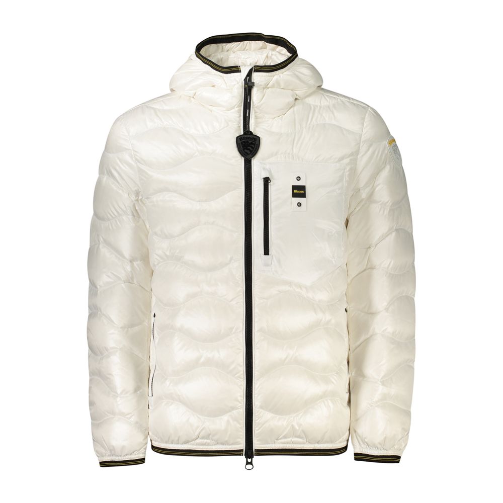 Blauer White Polyamide Men's Men's Jacket