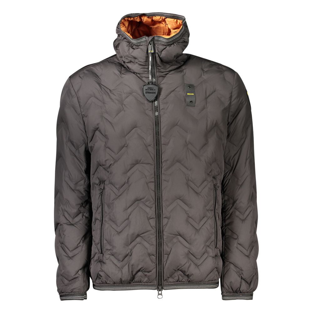 Blauer Black Polyester Men's Men's Jacket