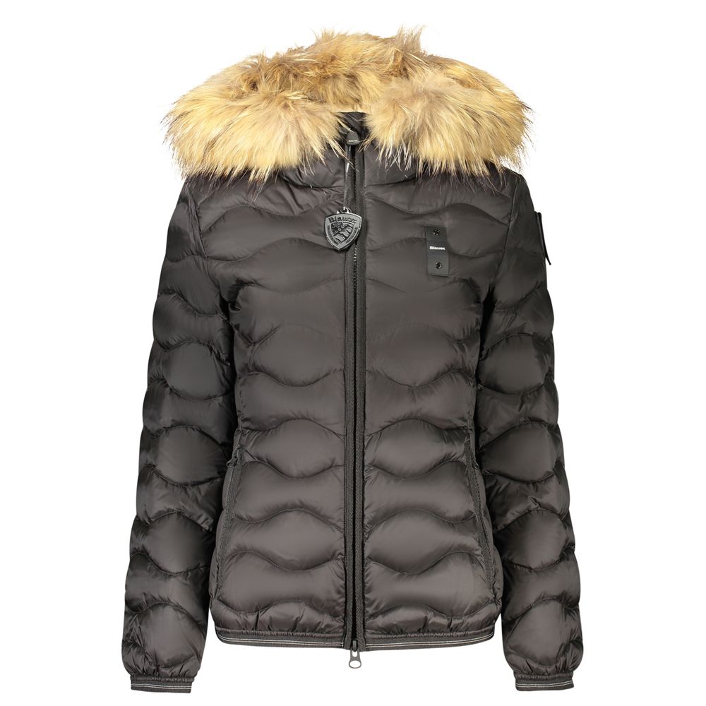Blauer Black Polyamide Women's Women's Jacket