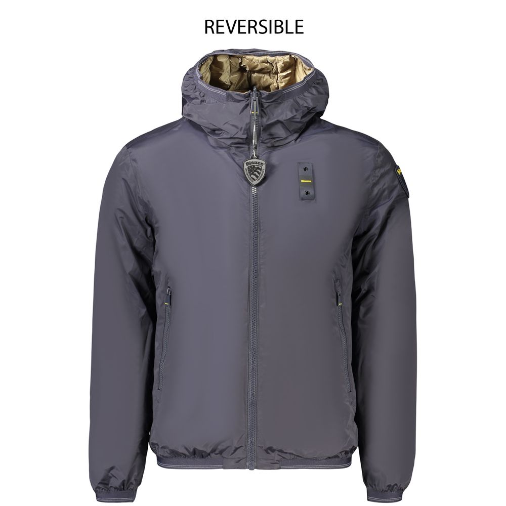 Blauer Blue Polyamide Men's Men's Jacket