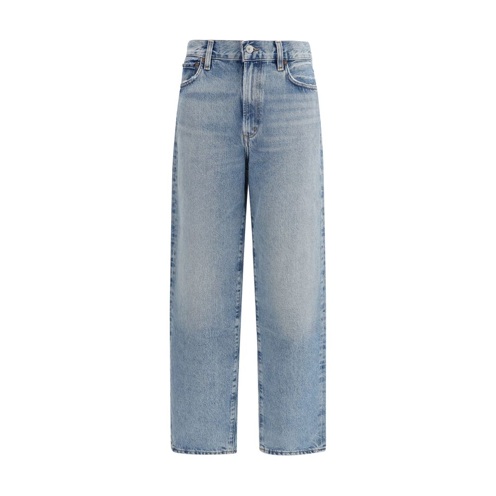 Citizens of Humanity Blue Organic Cotton Straight-Leg Women's Jeans