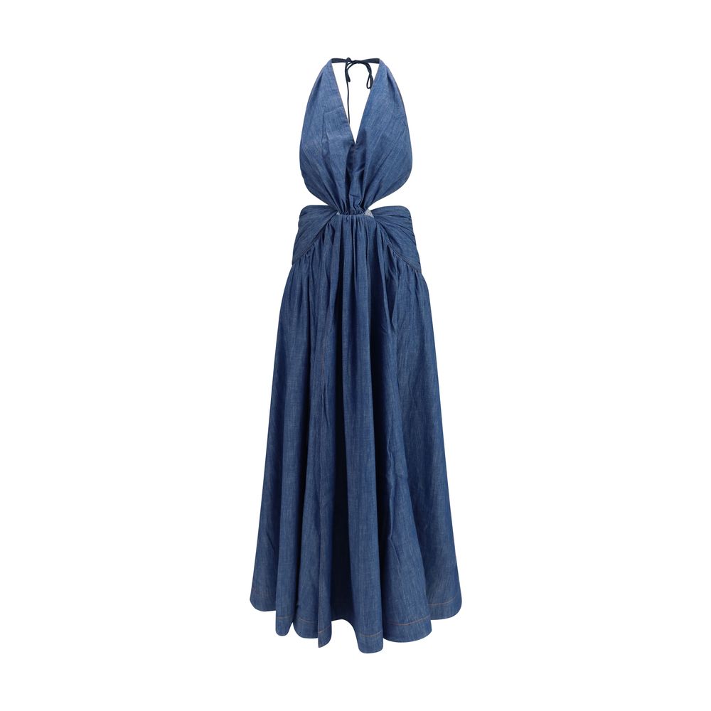 Zimmermann Blue Cotton Casual Women's Dress