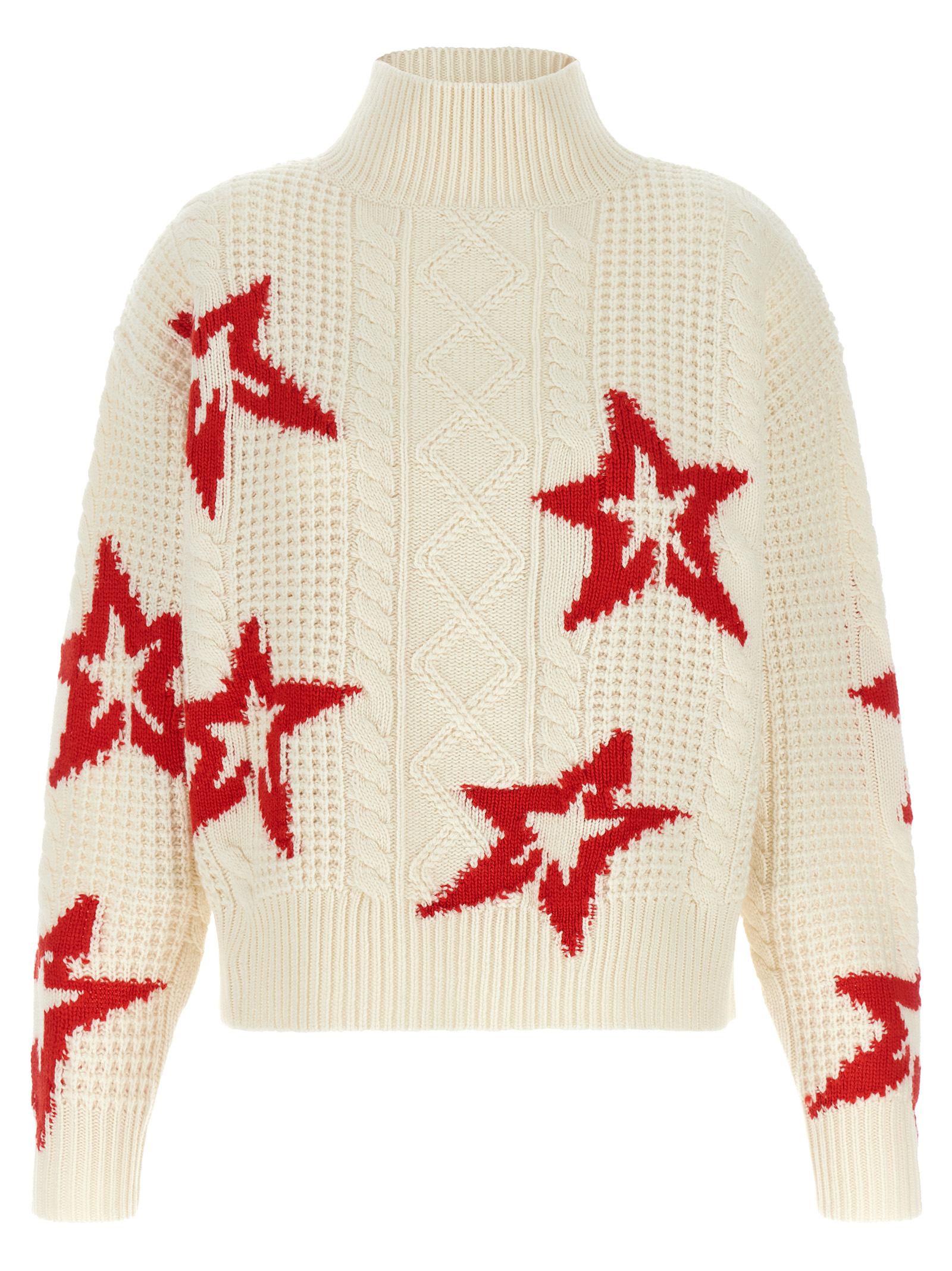 PERFECT MOMENT Red Wool Women's Cardigan