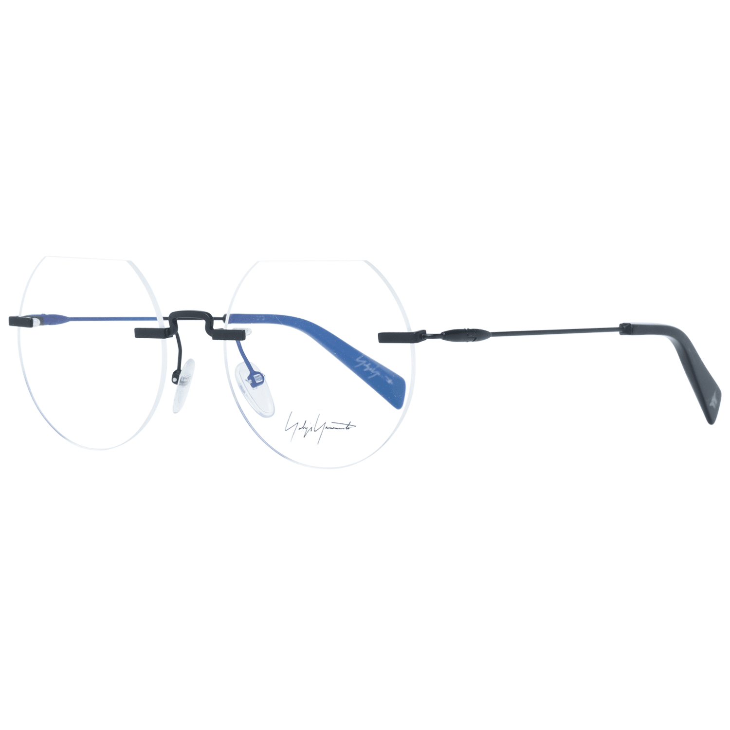 Yohji Yamamoto Black Men Optical Men's Frames