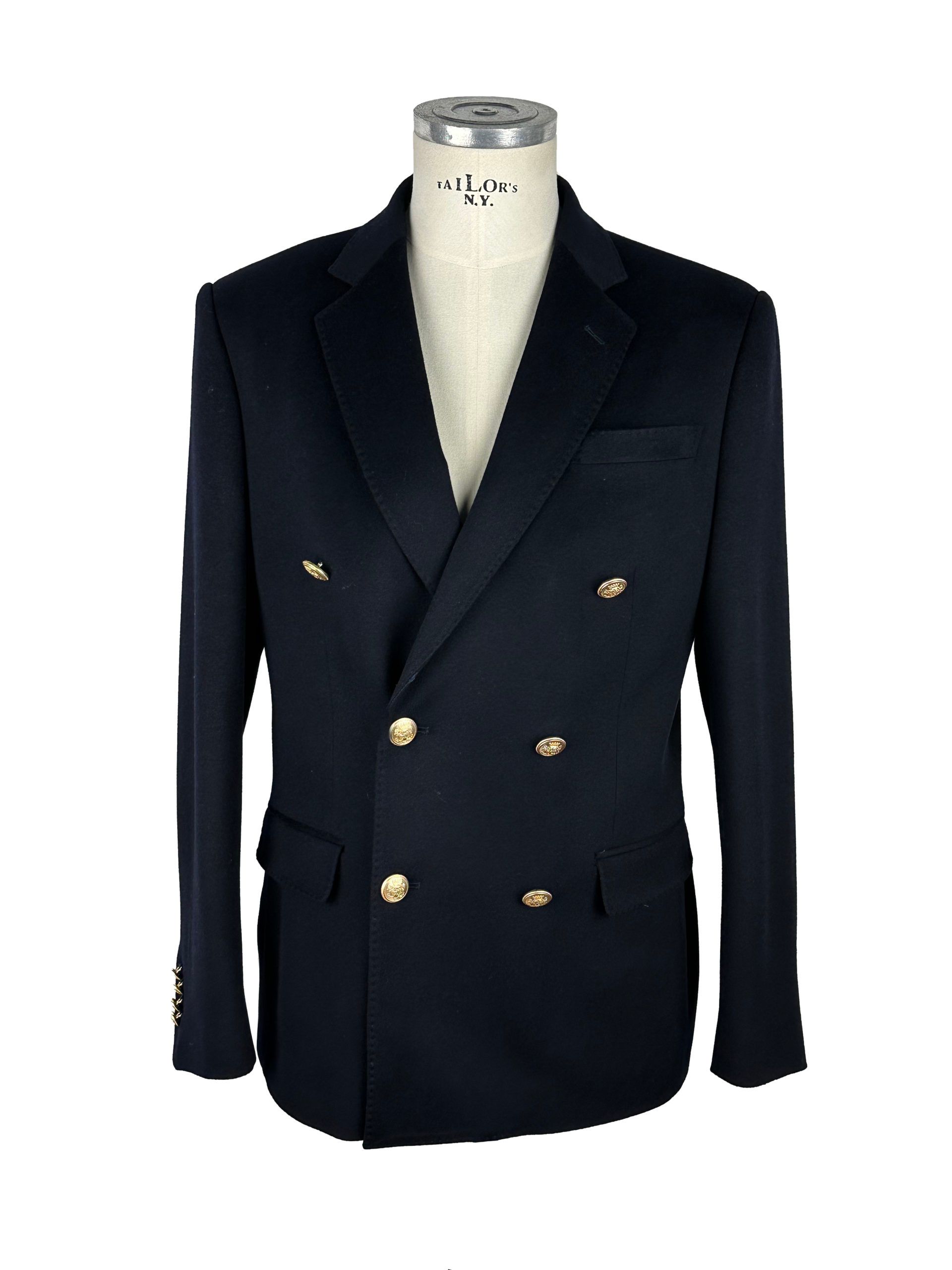 Blue Wool Vergine Blazer