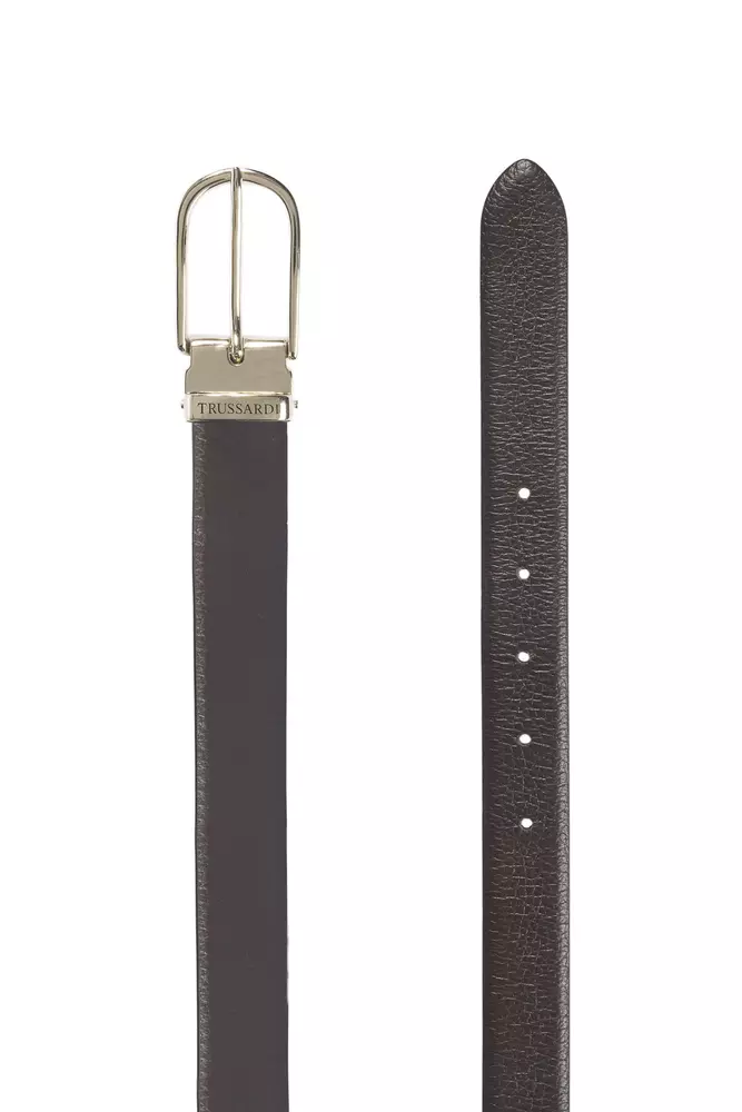 Trussardi Brown Leather Belt 2