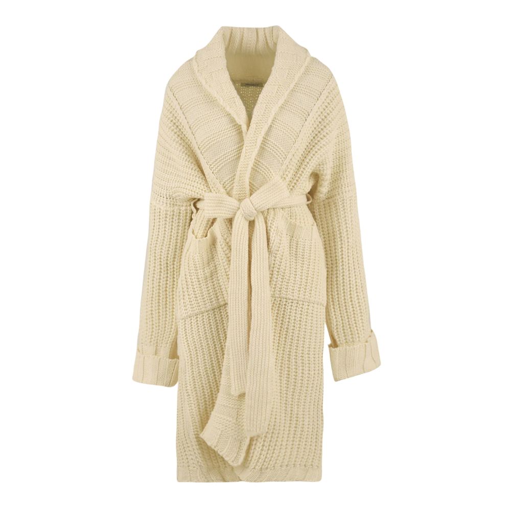 White Marabou Women Cardigan
