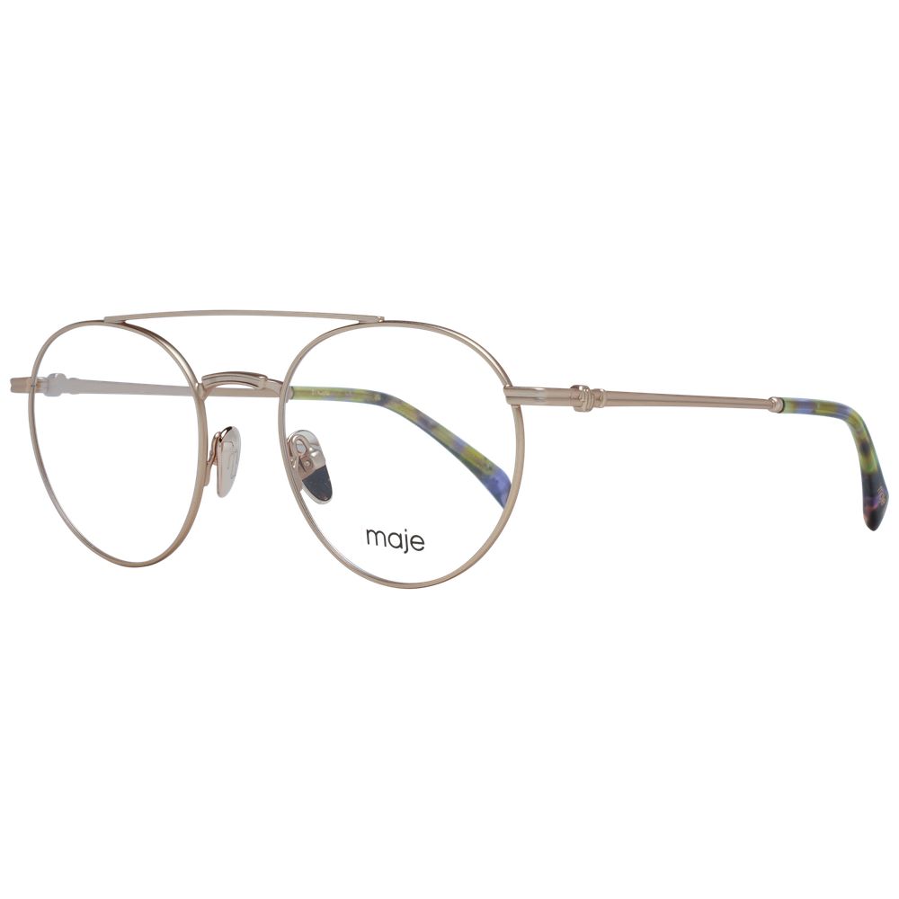 Gold Women Glasses Frame