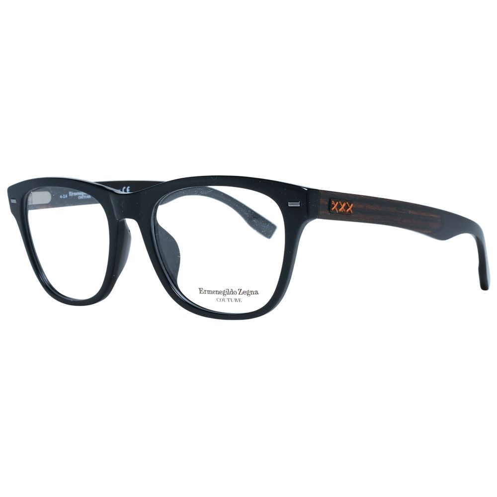 Ermenegildo Zegna Black Plastic Glasses Mens Frames 162$