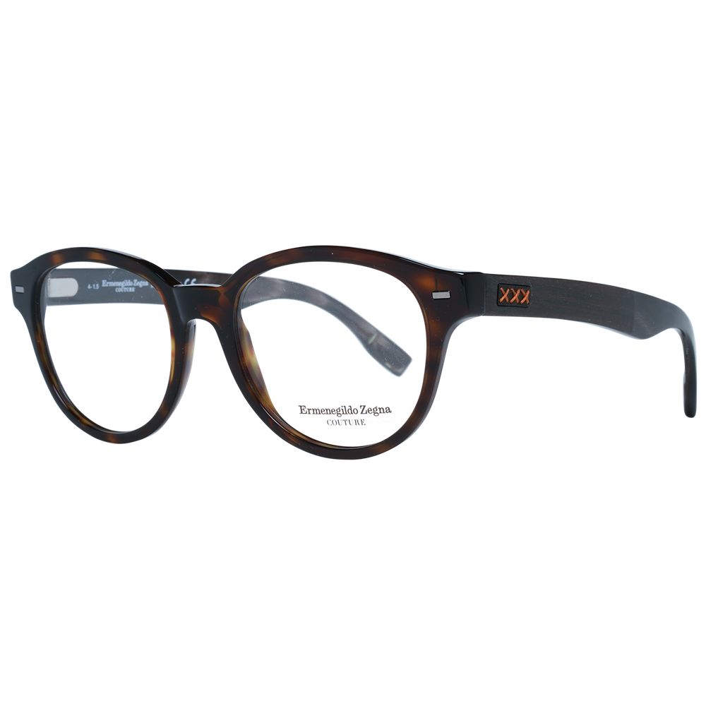 Ermenegildo Zegna Brown Plastic Glasses (frames) Accessory - Men