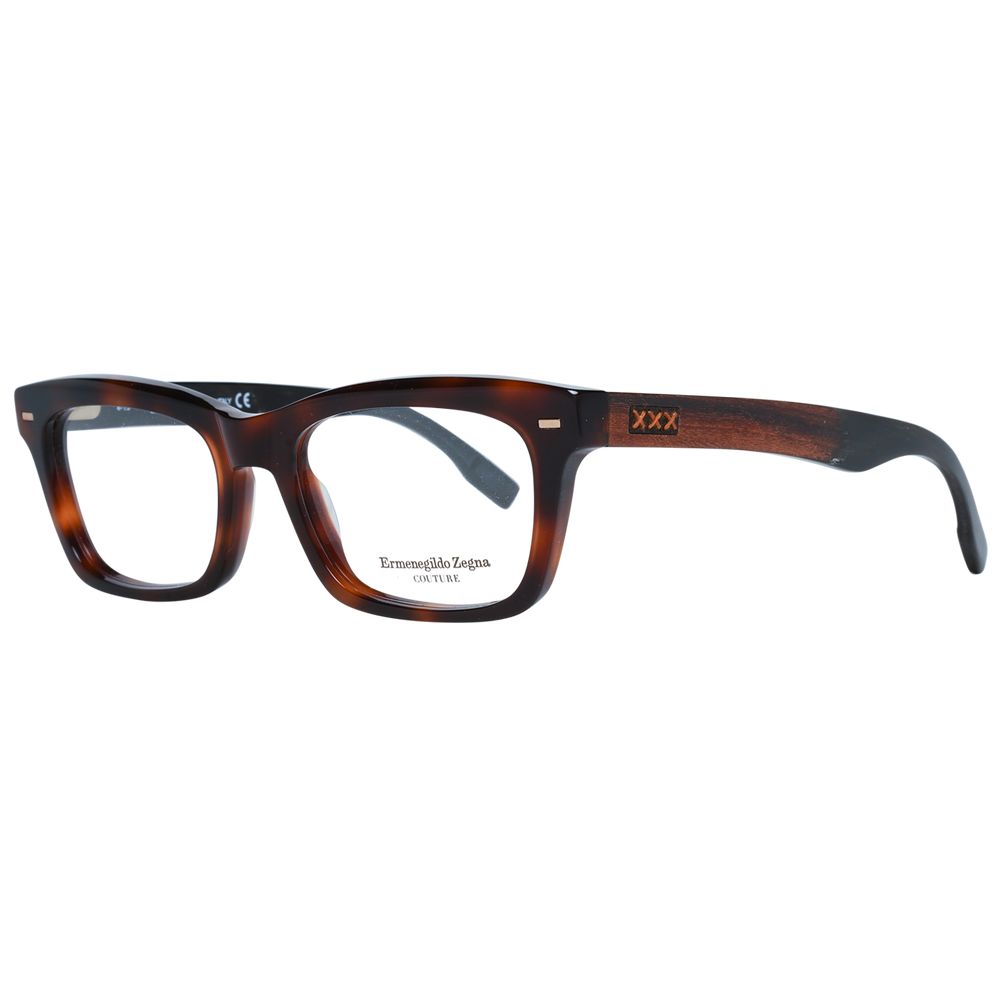 Ermenegildo Zegna Brown Plastic Glasses (frames) Accessory - Men