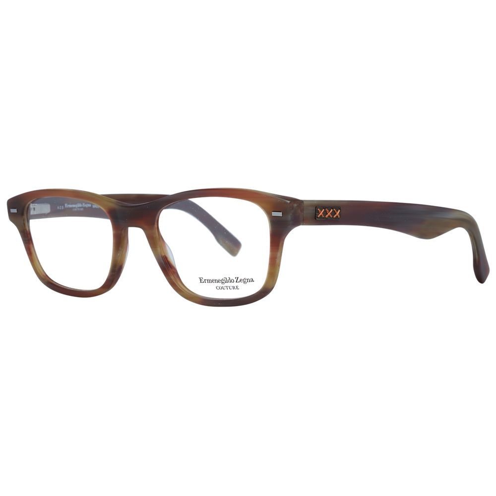 Ermenegildo Zegna Brown Plastic Glasses (frames) Accessory - Men