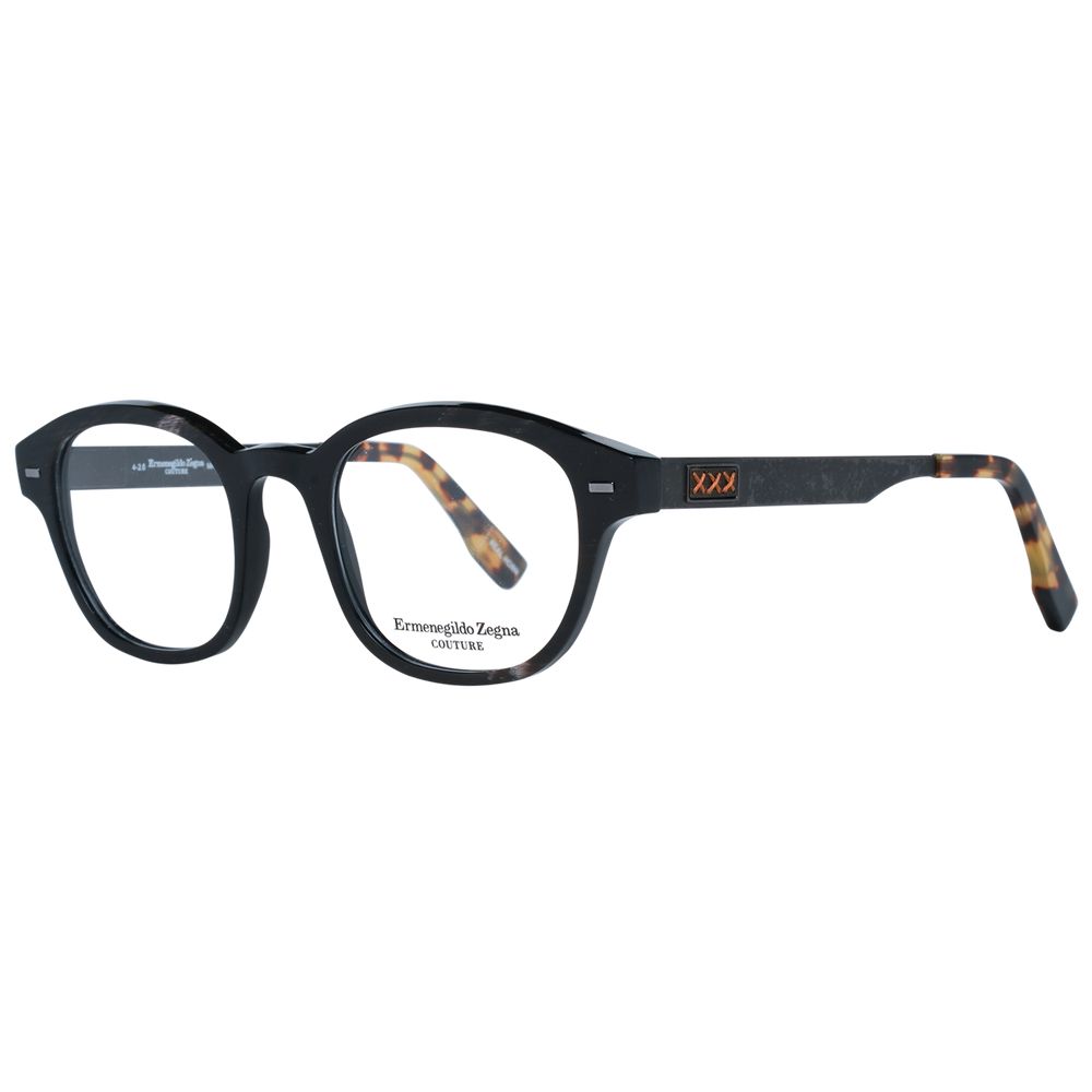 Ermenegildo Zegna Brown Horn Glasses (frames) Accessory - Men