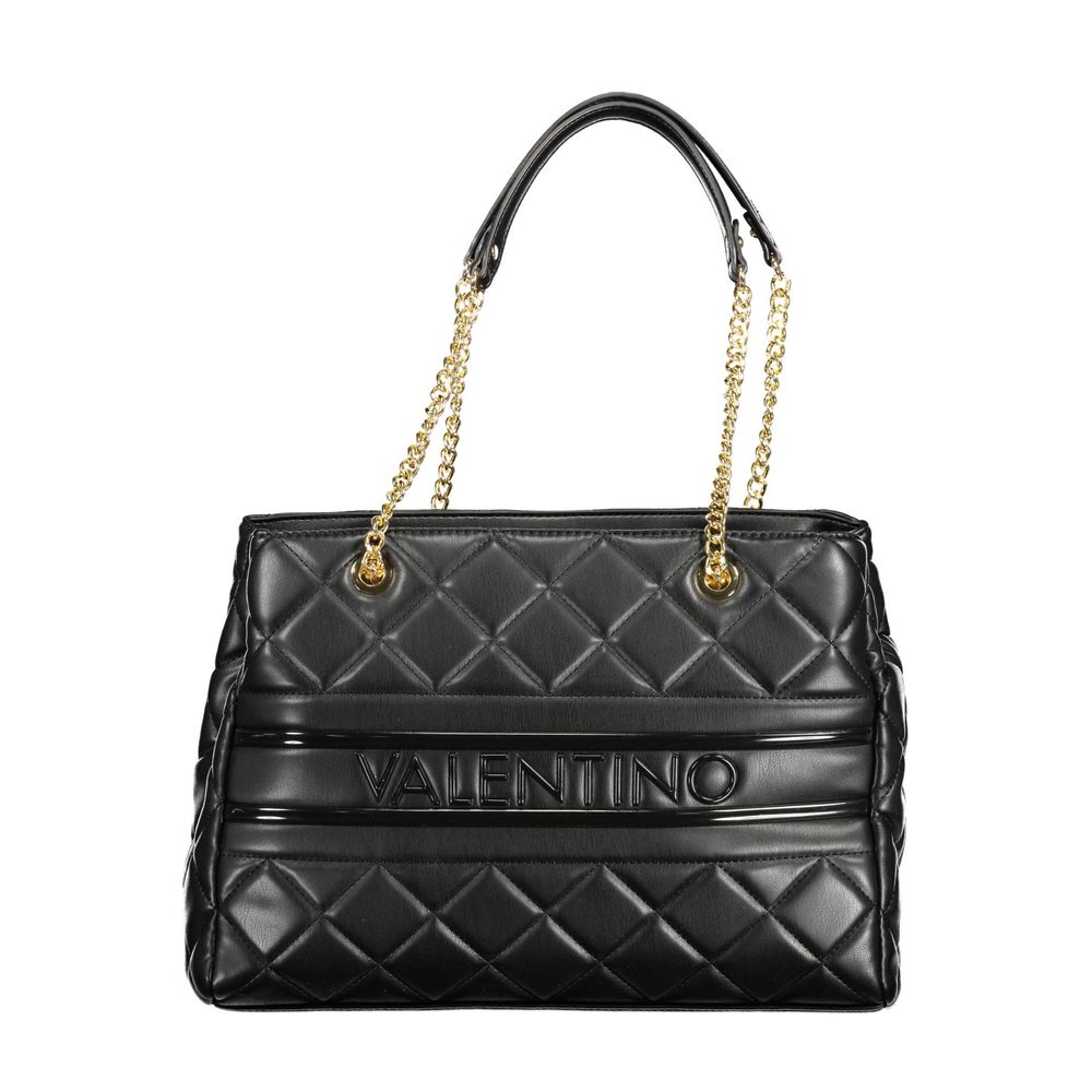 Black Polyethylene Shoulder Bag