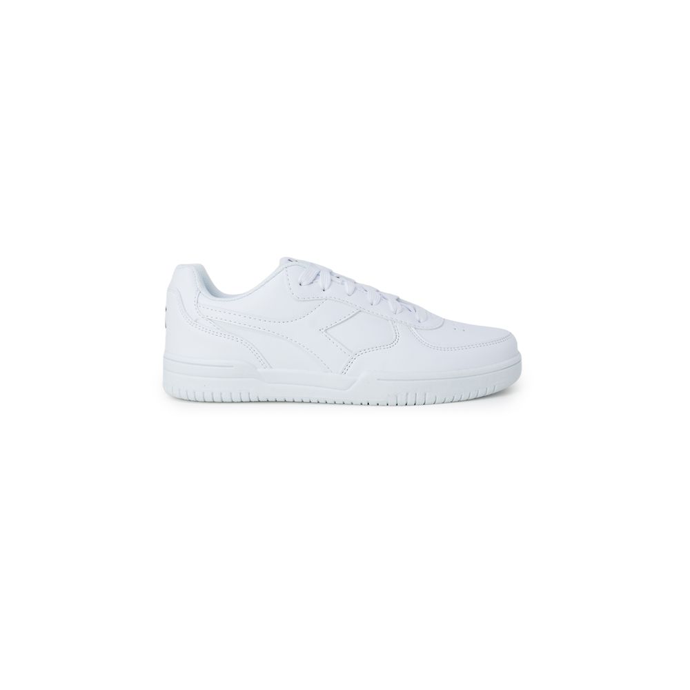 White Artificial Leather Sneaker