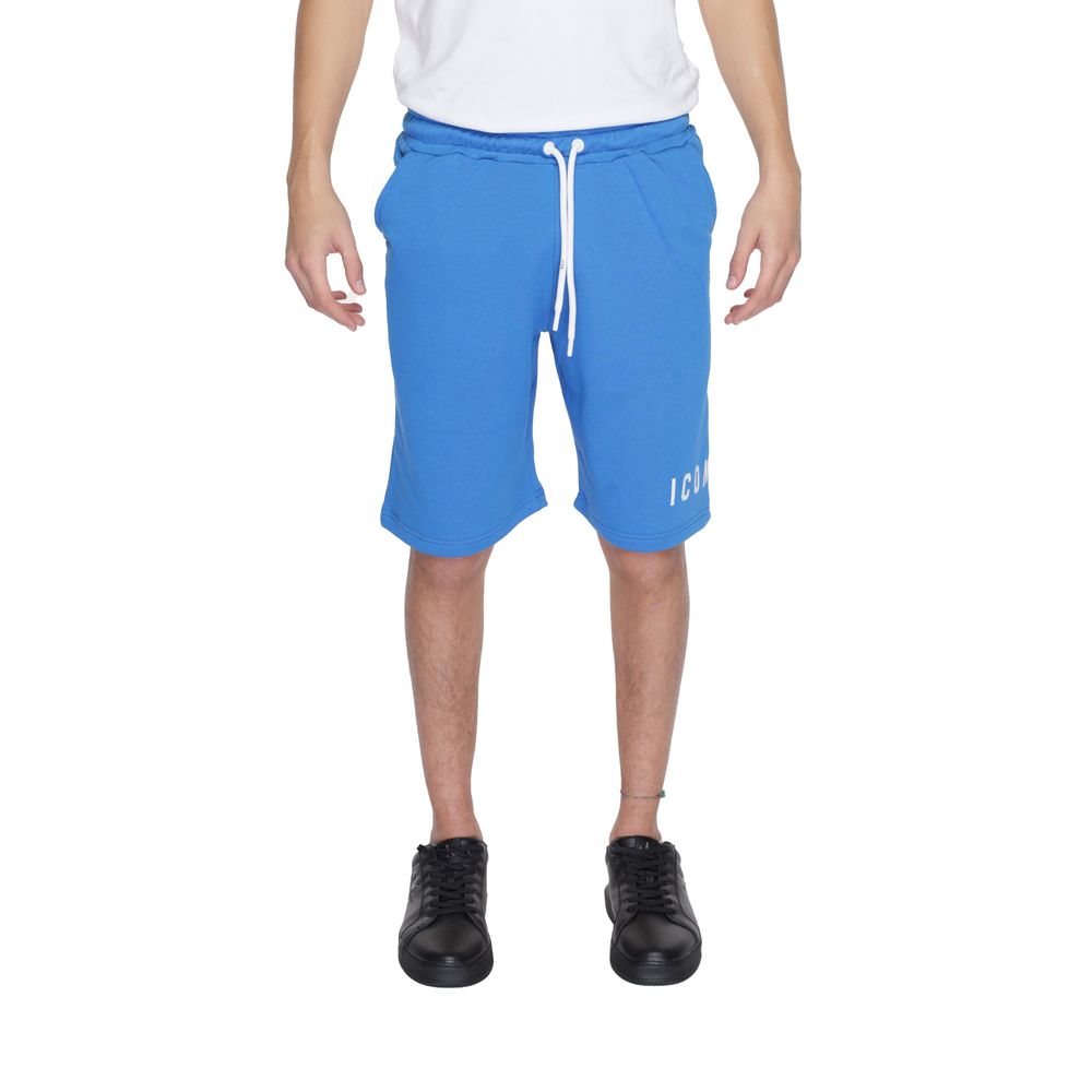 Blue Cotton Bermuda