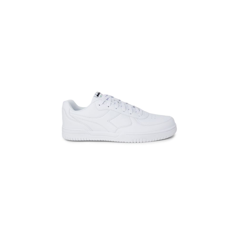 White Artificial Leather Sneaker
