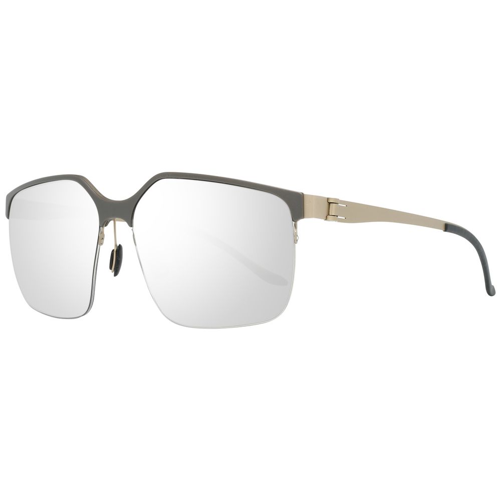 Mercedes Benz Gray Metal Men's Sunglasses