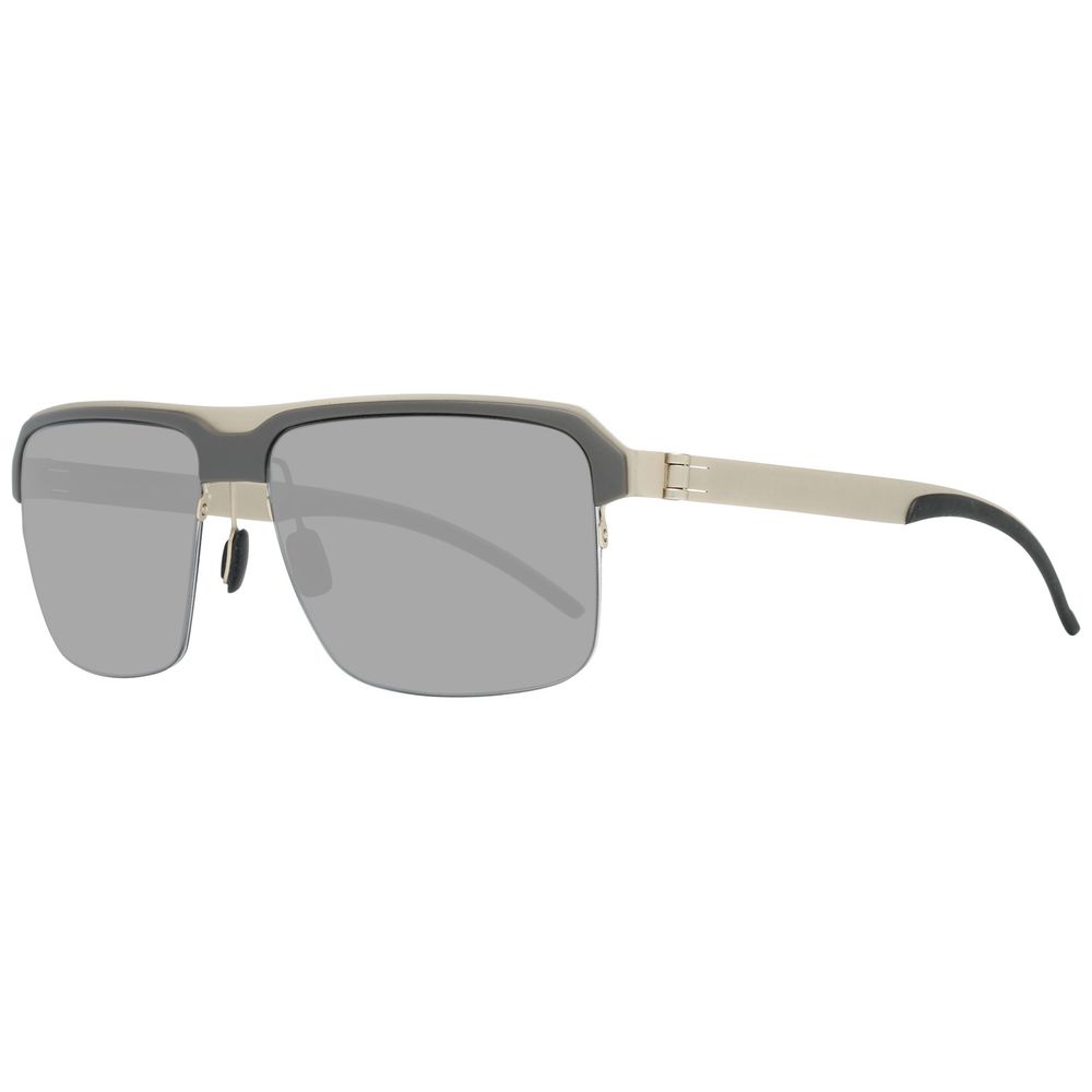 Mercedes Benz Gray Metal Men's Sunglasses