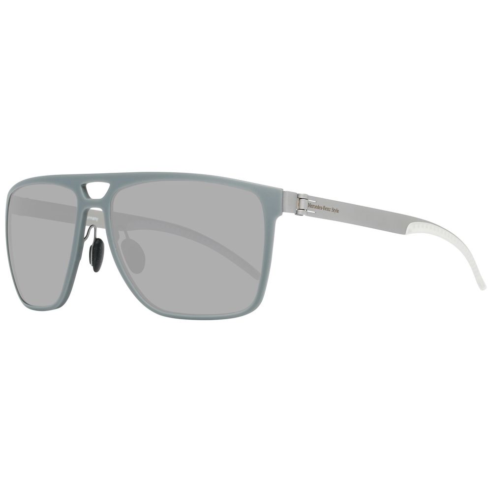 Mercedes Benz Gray Metal Men's Sunglasses