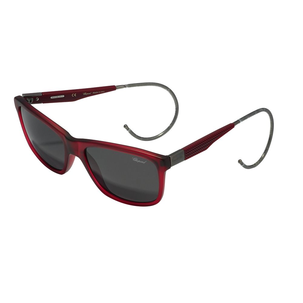 Chopard Red Acetate Men's Sunglasses