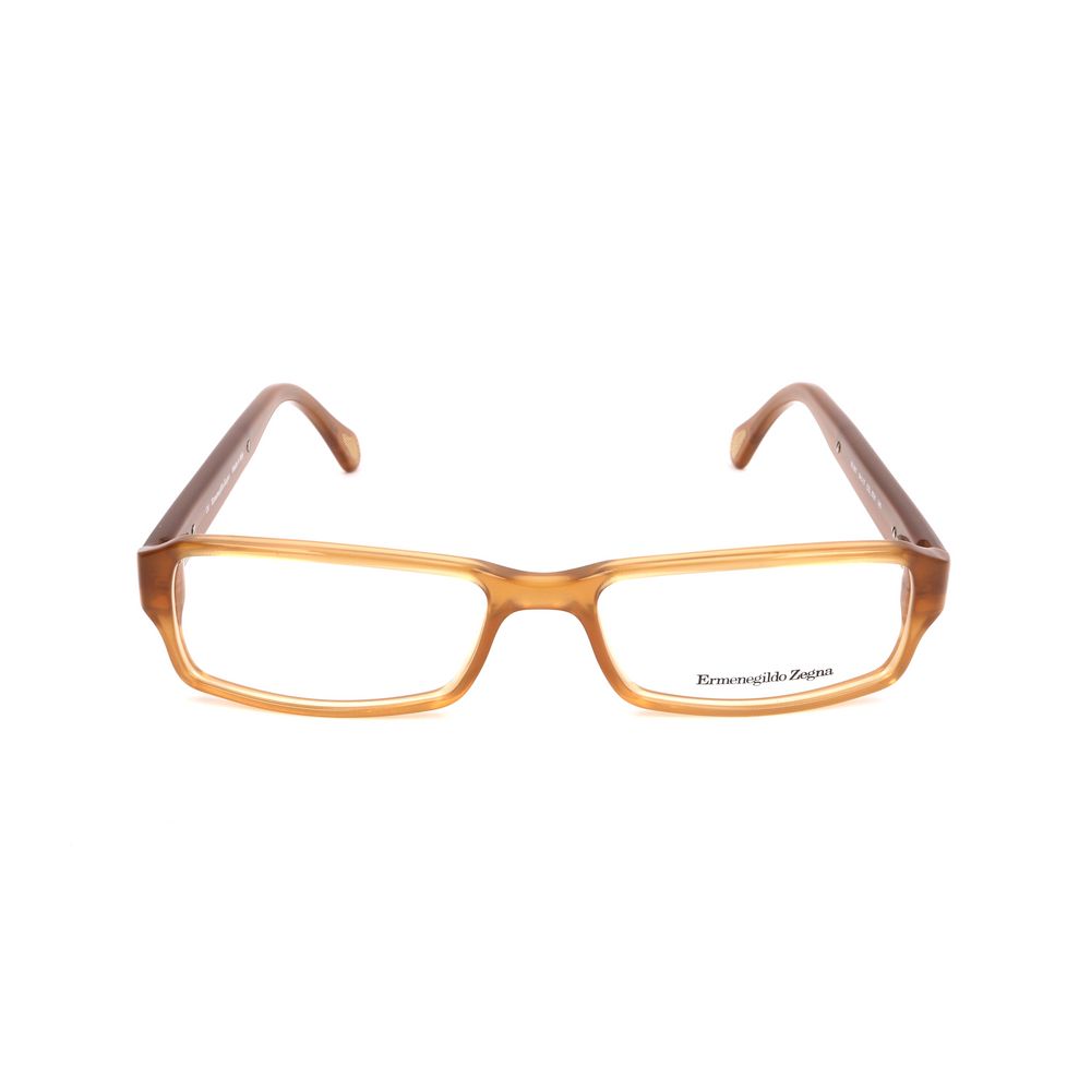 Ermenegildo Zegna Brown Plastic Men's Frames